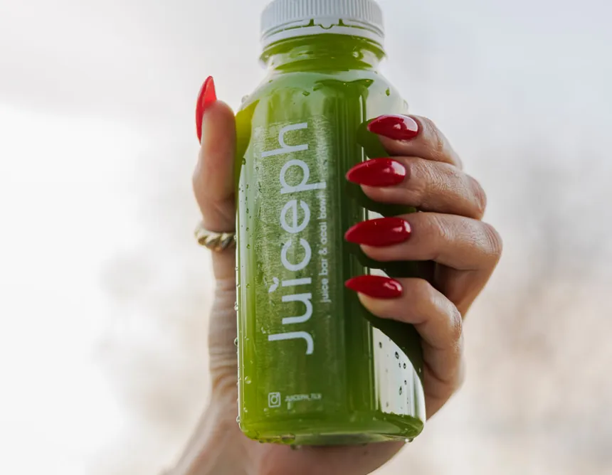 קבוק שייק ירוק טרי של JUICEPH